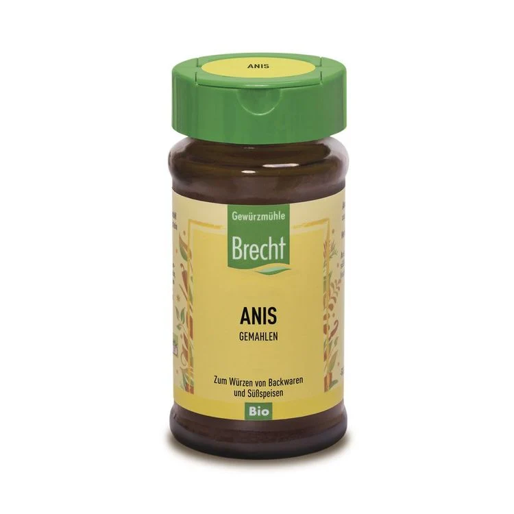Brecht - Anis gemahlen bio im Glas 35g