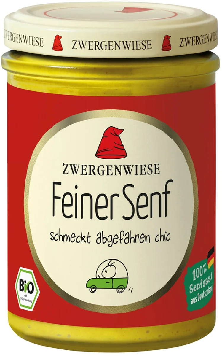 Zwergenwiese - Feiner Senf bio vegan 160ml