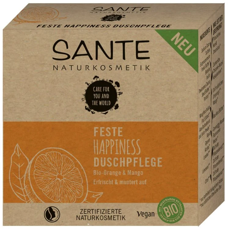 Sante - Feste Duschpflege Happiness, 80g
