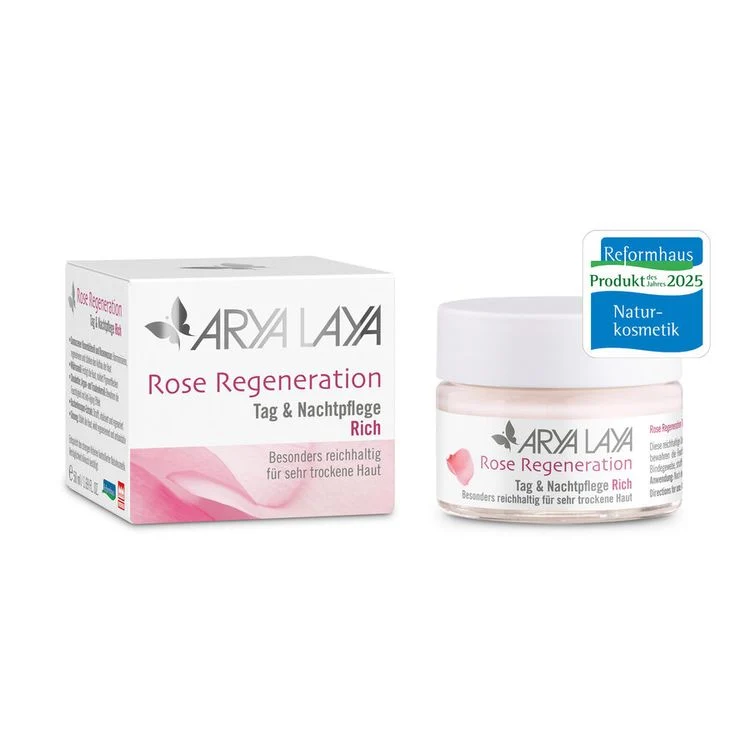 ARYA LAYA - Rose Regeneration Tag & Nachtpflege Rich, 50ml