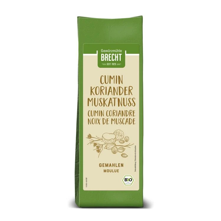 Brecht - Cumin Koriander Muskatnuss Gewürzmischung bio, 150g