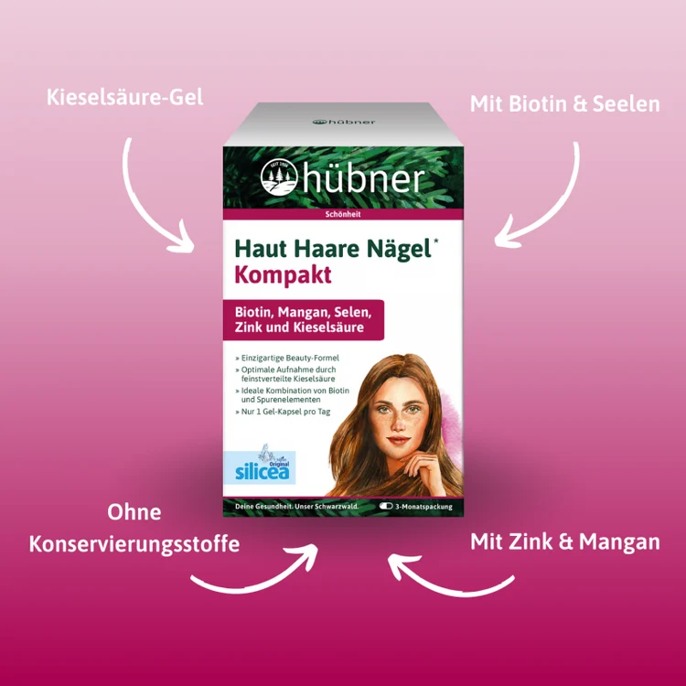 Hübner - Haut Haare Nägel Kompakt 90 Kapseln