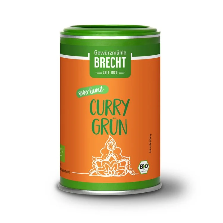 Brecht - Würzmischung Curry Grün bio, 55g