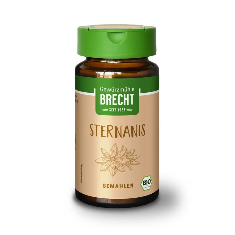 Brecht - Sternanis gemahlen Glas bio, 27g