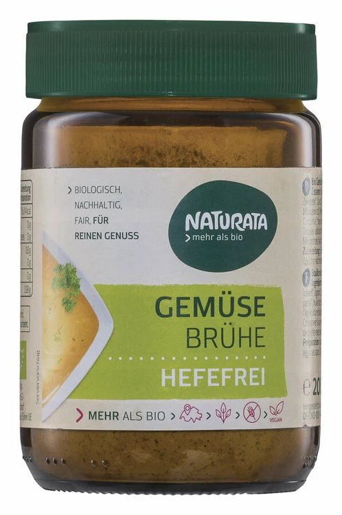 NATURATA - Gemüsebrühe hefefrei bio, 200g
