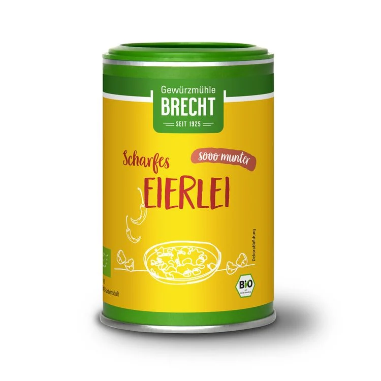 Brecht - Eierlei scharf bio, 80g