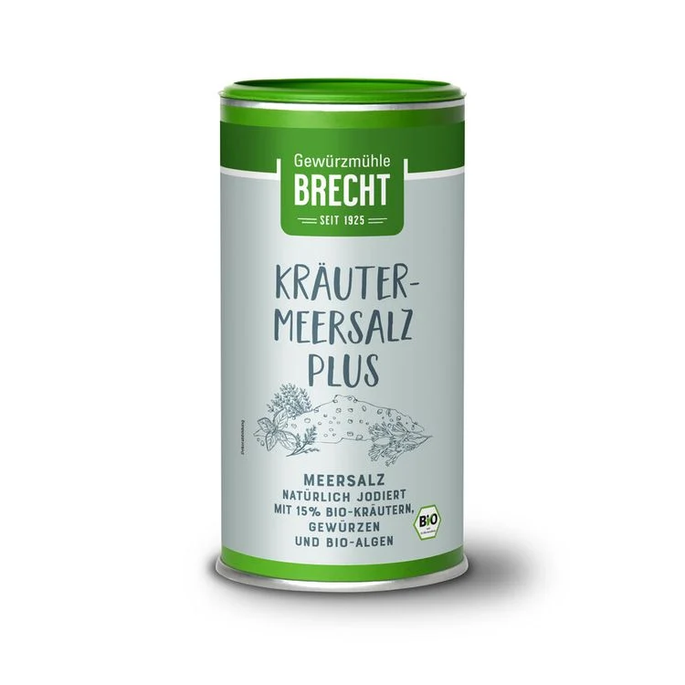 Brecht - Kräuter Meersalz Plus bio, 450g