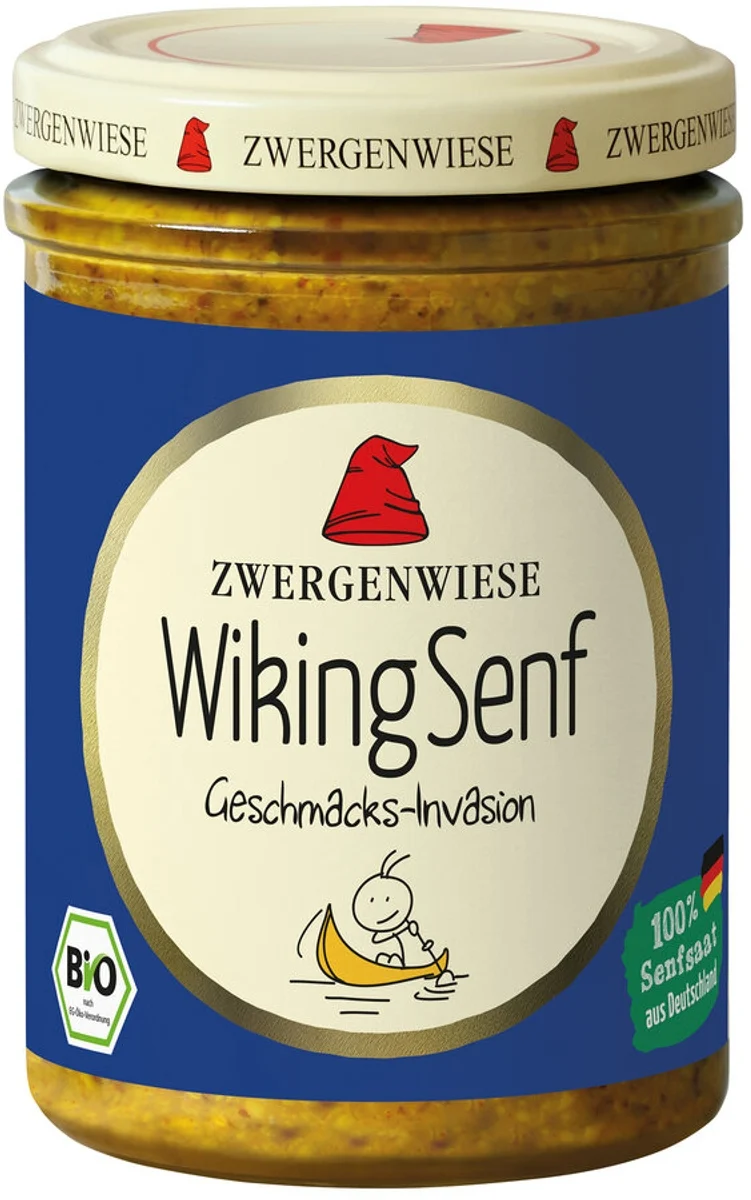 Zwergenwiese - Wiking Senf bio vegan 160ml
