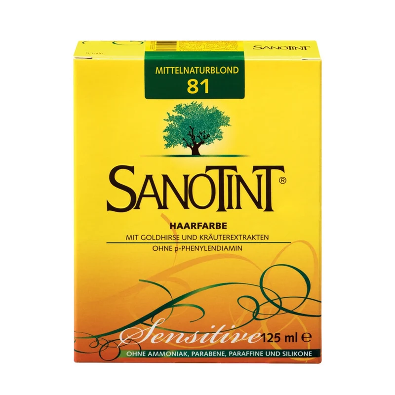 Sanotint - Haarfarbe sensitive Nr. 81 mittelnaturblond, 125ml
