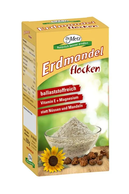 Dr. Metz - Erdmandel-Flocken, ballaststoffreich, 250g