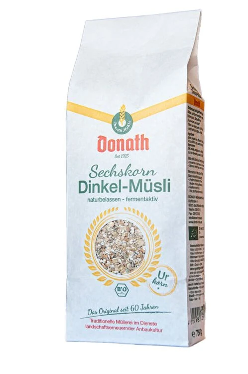 Donath - Sechskorn-Dinkel-Müsli, bio 750g