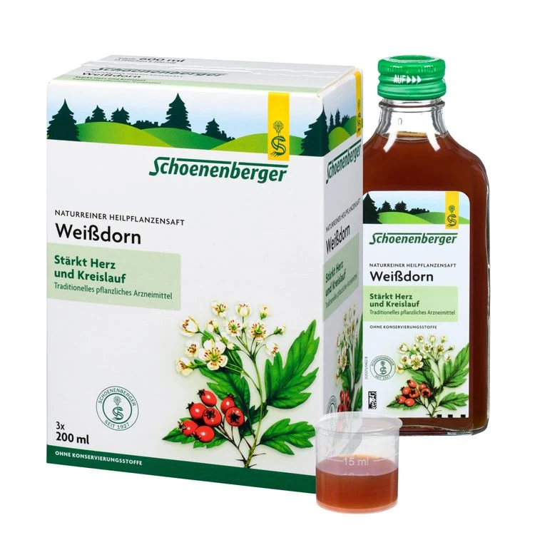 Schoenenberger - Weißdornsaft bio 3x200ml