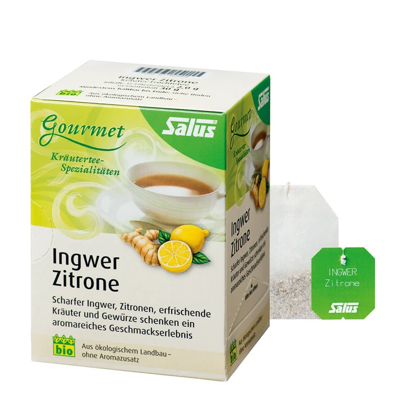 Salus - Gourmet Ingwer Zitrone Kräutertee bio 15 FB
