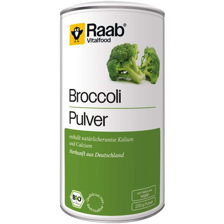 Raab Vitalfood - Bio Broccoli Pulver 230g