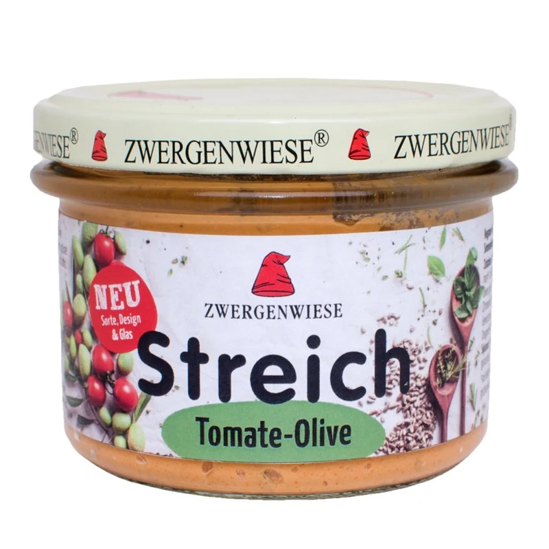 Zwergenwiese - Tomate-Olive Streich bio vegan 180 g