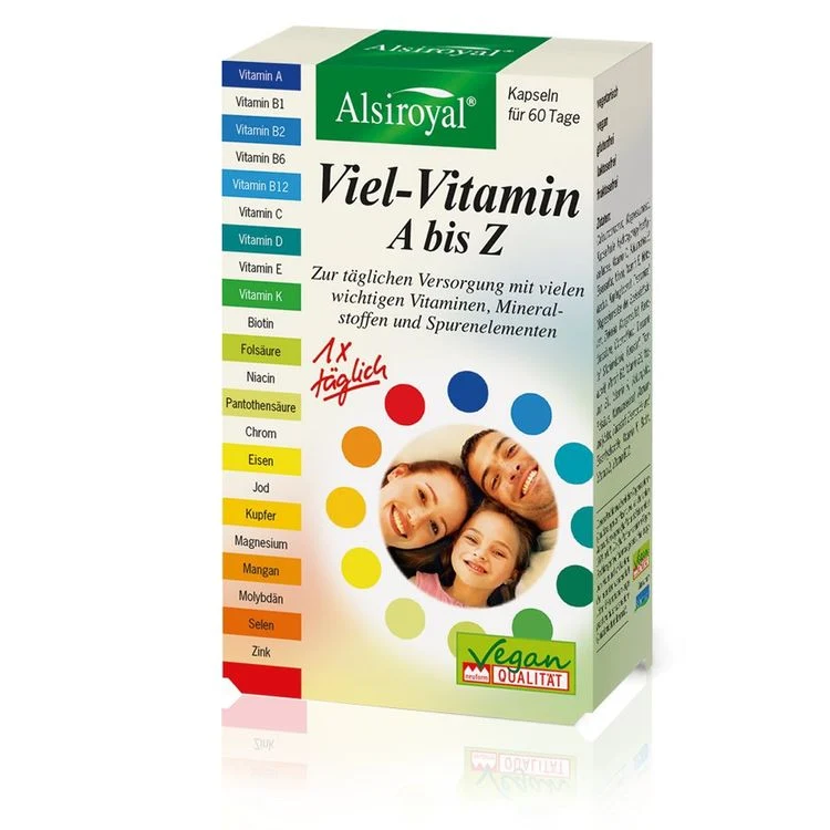Alsiroyal - Viel-Vitamin A bis Z 60 Kaps,