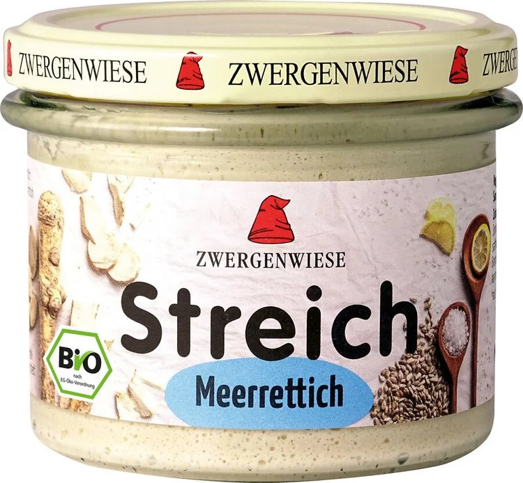 Zwergenwiese - Meerrettich Streich bio vegan 180g