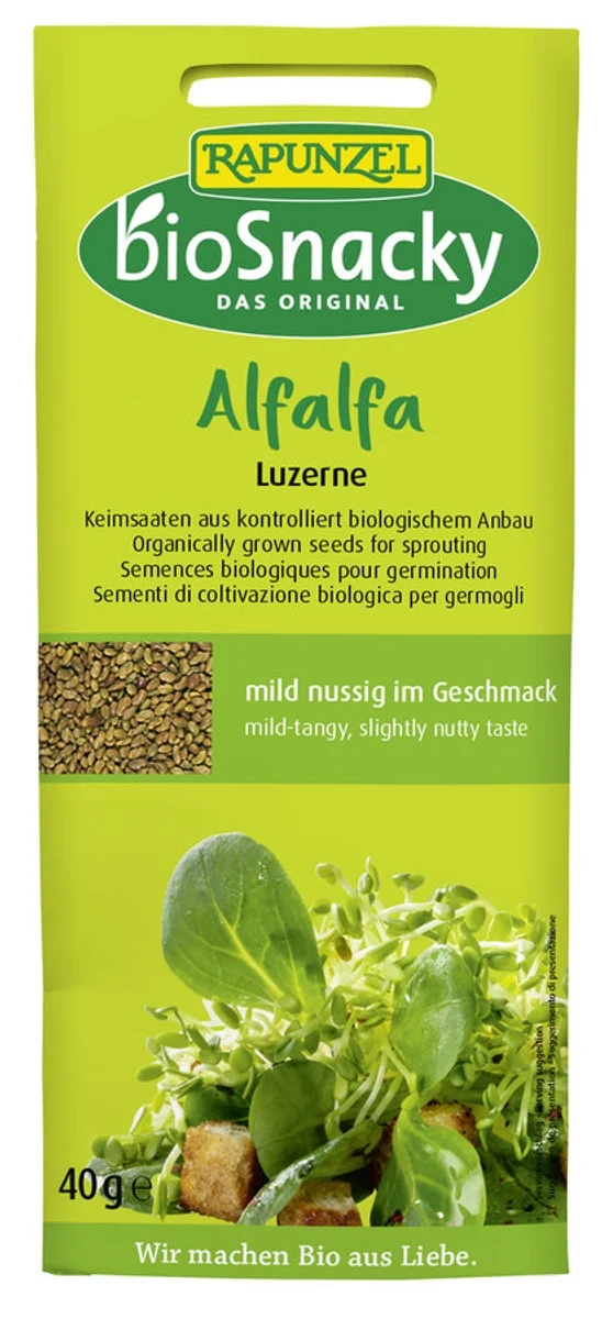 Rapunzel - Alfalfa Luzerne bioSnacky, 40g