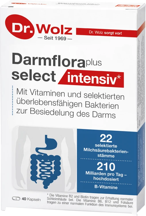 Dr. Wolz Darmflora Plus Select intensiv, 40 Kps