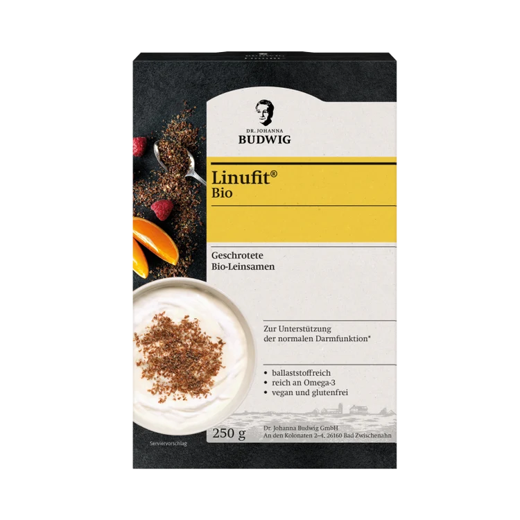 Dr. Johanna Budwig - Linufit Pur geschrotete Leinsamen bio 250g