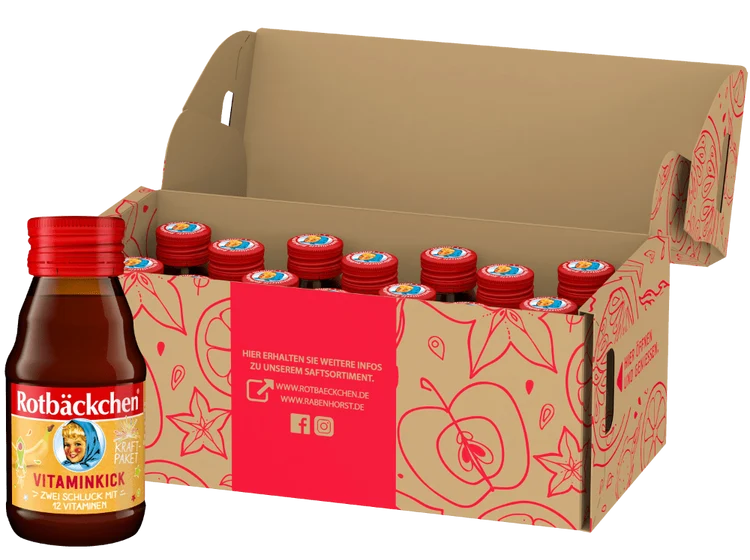 Rotbäckchen - Kraftpaket Vitaminkick Shot 14 x 60 ml