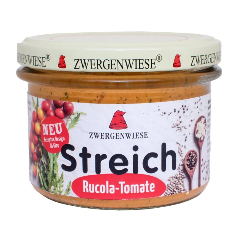 Zwergenwiese - Rucola-Tomate Streich bio vegan 180g