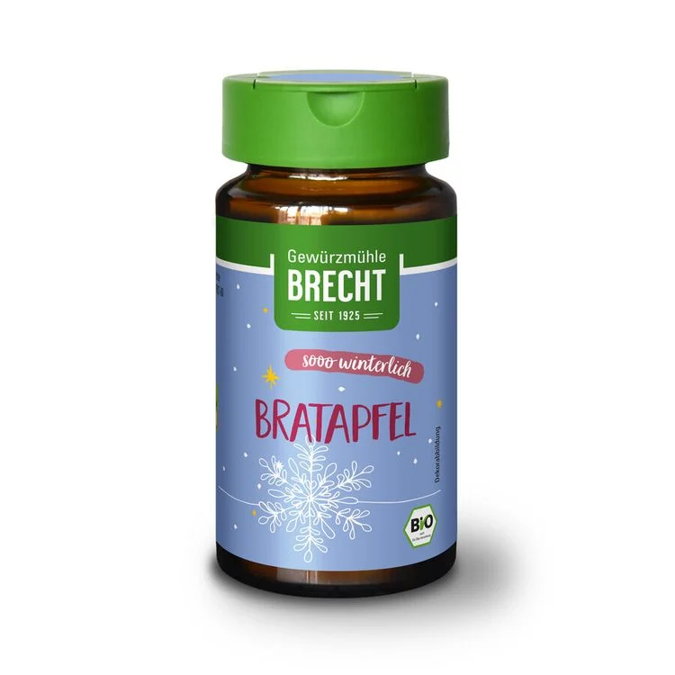 Brecht - Bratapfel Gewürz bio im Glas 50g