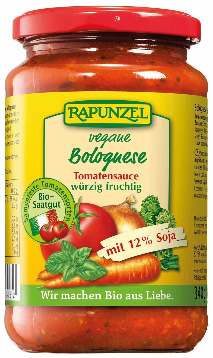 Rapunzel - Tomatensauce Bolognese bio vegan, 330ml