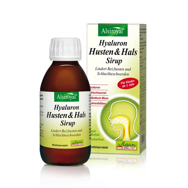 Alsiroyal - Hyaluron Husten Hals Sirup 150ml