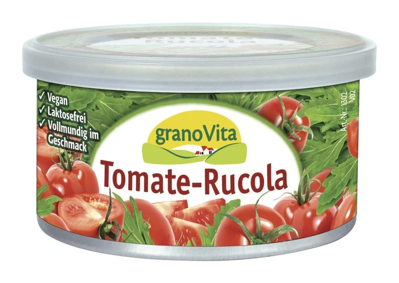 GranoVita - vegetarische Pastete Tomate Rucola 125g