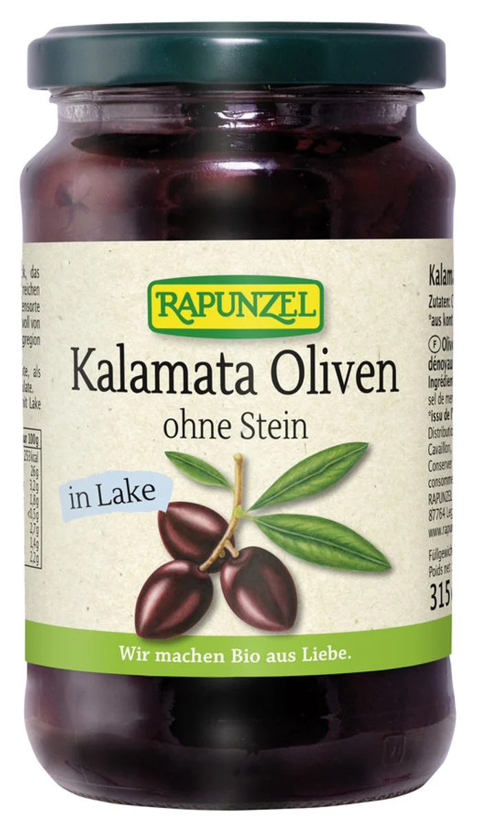 Rapunzel - Oliven Kalamata ohne Stein bio, 315g