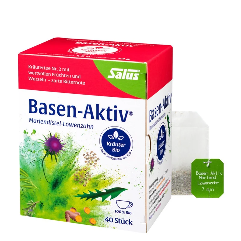 Salus - Basen-Aktiv® Tee N°. 2 Mariendistel-Löwenzahn bio 40 FB