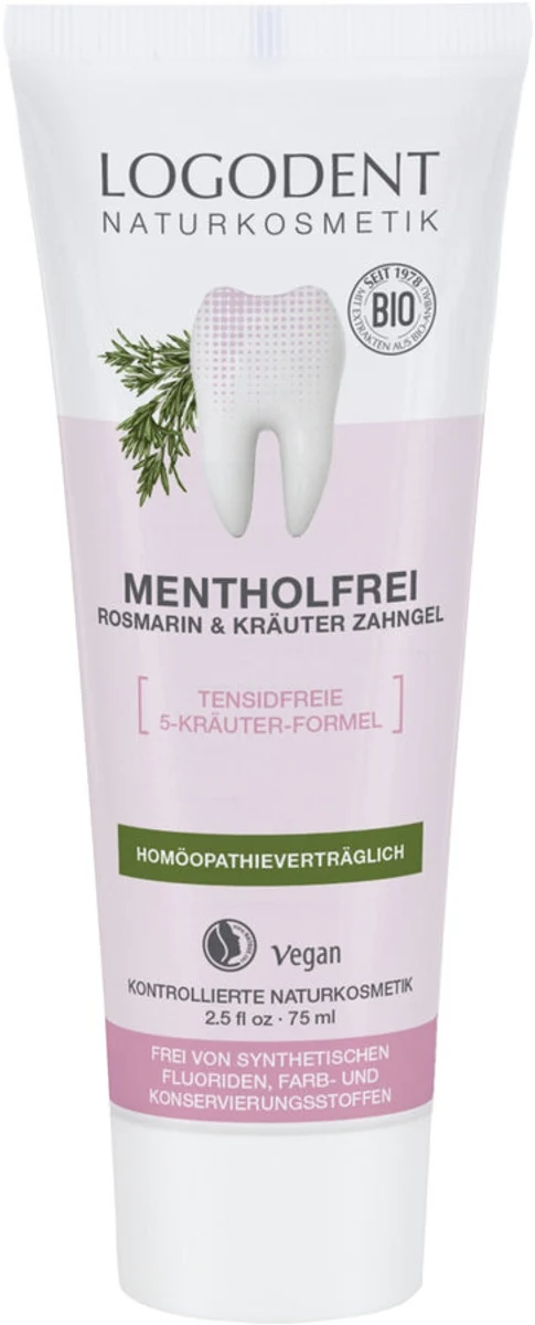 Logona - MENTHOLFREI Rosmarin & Kräuter Zahngel 75ml