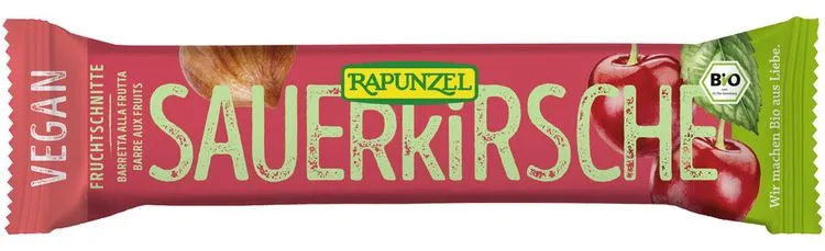 Rapunzel - Fruchtschnitte Sauerkirsche bio, 40g