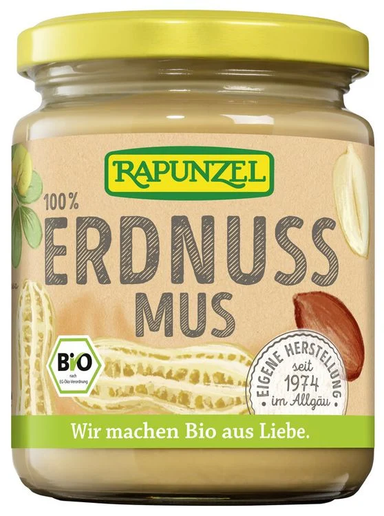 Rapunzel - Erdnussmus fein bio, 250g