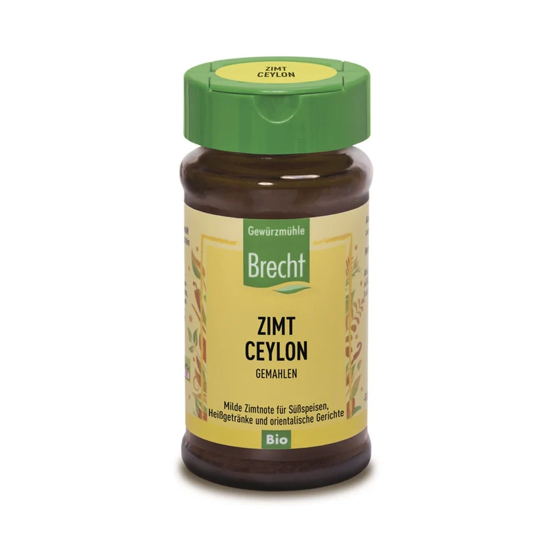Brecht - Zimt Ceylon gemahlen bio im Glas 27g