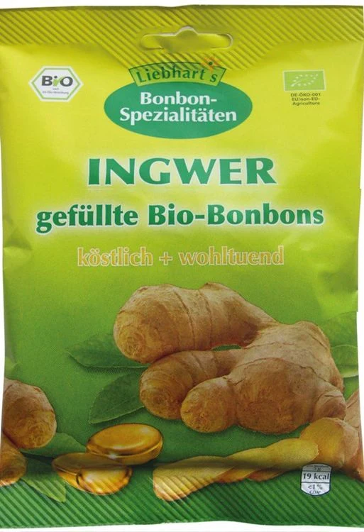 Liebharts - Bio-Bonbons Ingwer 100g