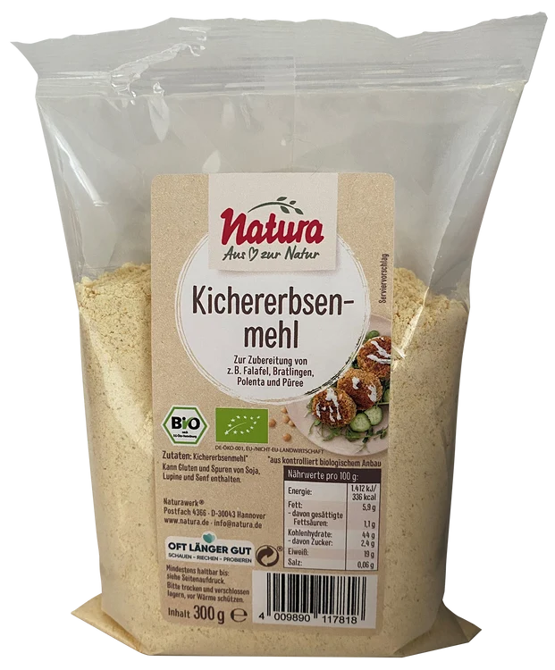 Natura - Bio Kichererbsenmehl 300g