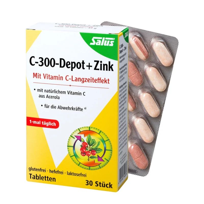 Salus - C-300-Depot + Zink Tabletten 30 Stk.