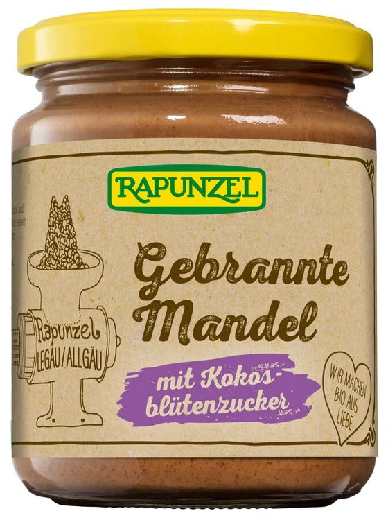 Rapunzel - Gebrannte Mandel Aufstrich mit Kokosblütenzucker bio, 250g