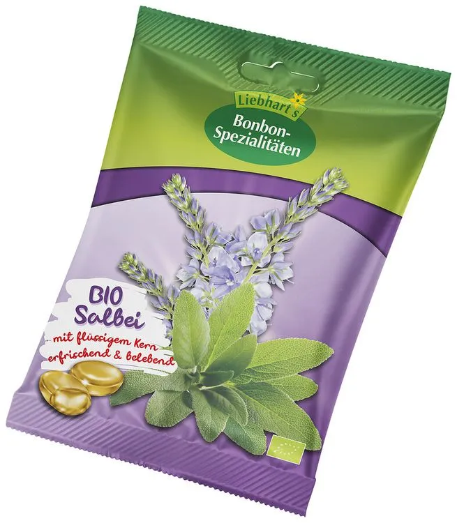 Liebhart´s Gesundkost - Salbei gefüllte Bio-Bonbons 100g