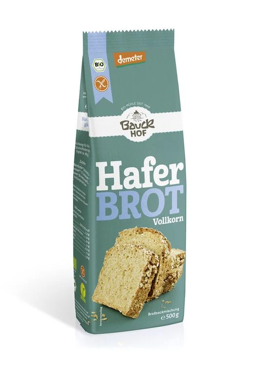 Bauck - Haferbrot Vollkorn demeter 500g