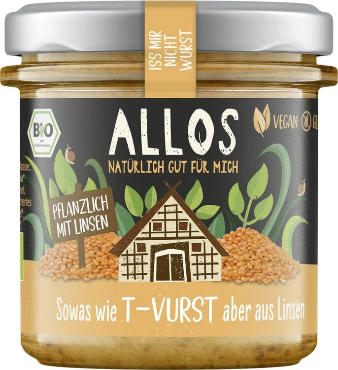 Allos- Iss mir nicht Wurst Teewurst bio 135g