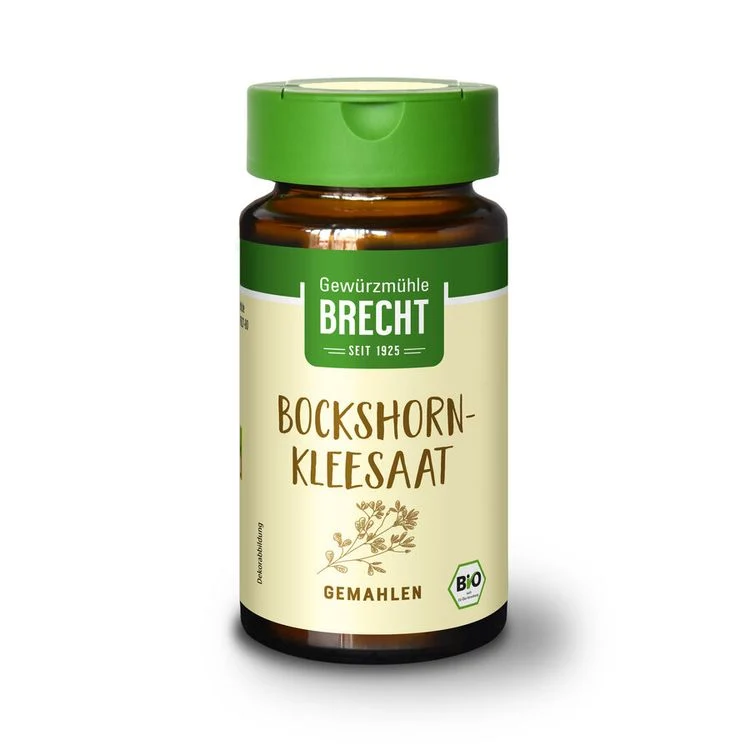 Brecht - Bockshornklee gemahlen bio im Glas 40g