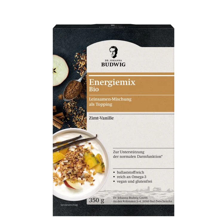 Dr. Johanna Budwig - Linufit Energiemix Zimt-Vanille bio 350g