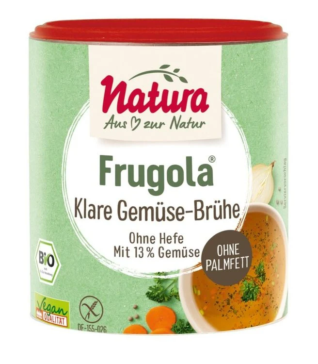 Natura - Frugola Klare Gemüsebrühe ohne Hefe bio 200g