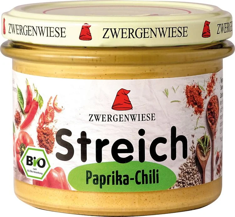 Zwergenwiese - Paprika-Chili Streich bio vegan 180g