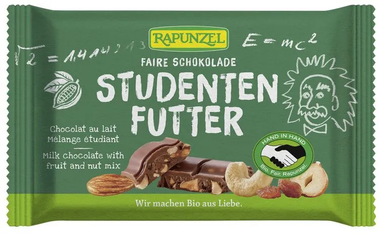 Rapunzel - Schokolade Studentenfutter bio, 100g
