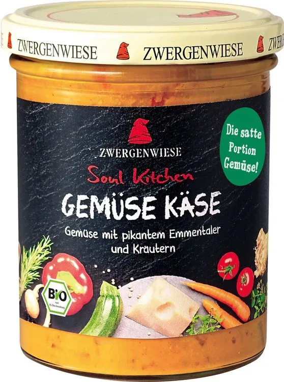 Zwergenwiese - Soul Kitchen Gemüse Käse bio vegetarisch 370g