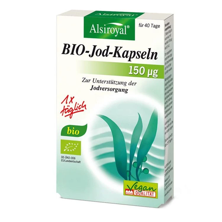 Alsiroyal - Jod Kapseln Bio 40Stk
